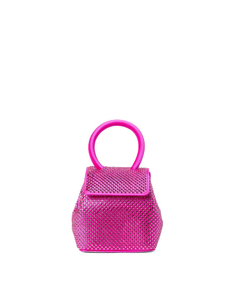 Load image into Gallery viewer, Fuchsia Strass Satin Mini Liza