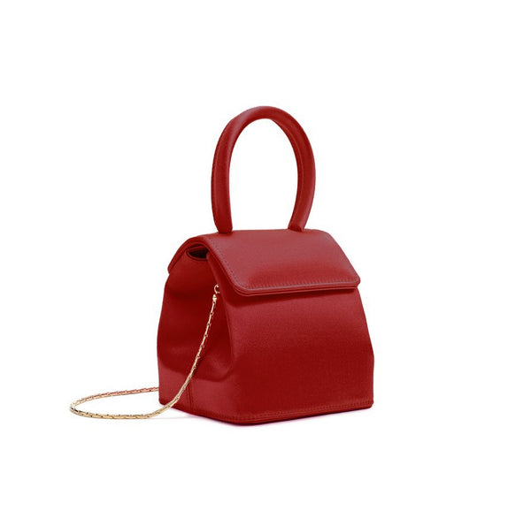 Load image into Gallery viewer, Bordeaux Satin Mini Liza