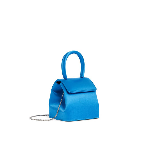Load image into Gallery viewer, Sky Blue Satin Mini Liza