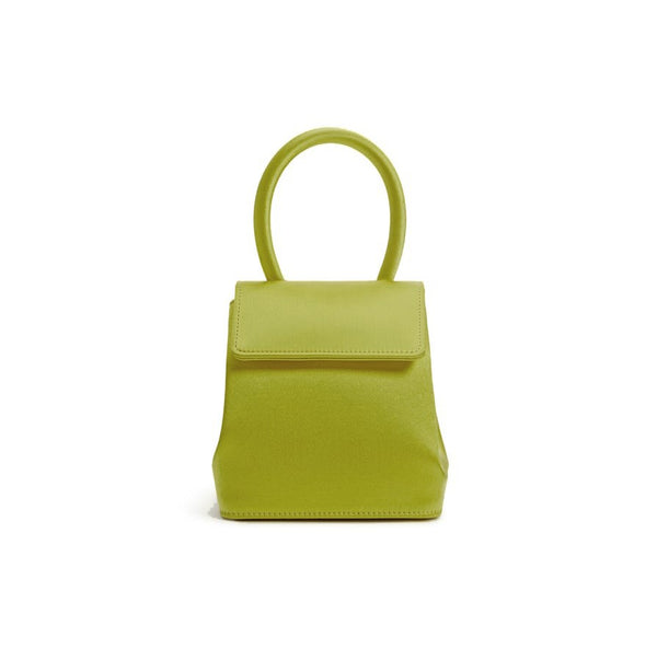 Load image into Gallery viewer, Green Chartreuse Satin Mini Liza