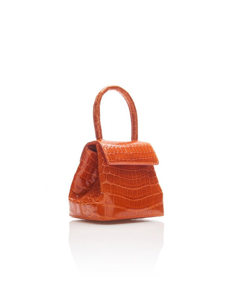 Load image into Gallery viewer, Orange Crocodile Mini Liza