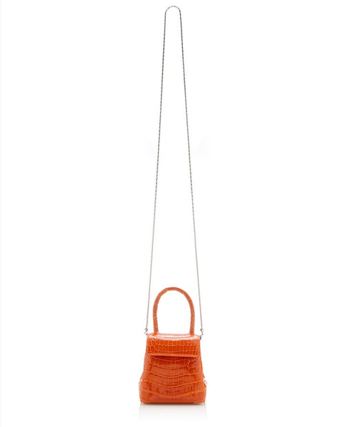 Load image into Gallery viewer, Orange Crocodile Mini Liza