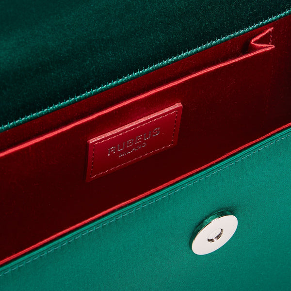 Load image into Gallery viewer, Green Tutti Frutti Clutch