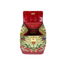 Load image into Gallery viewer, Liza Small in Red with Gold and Silver Threads