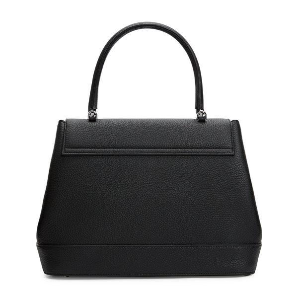 Load image into Gallery viewer, Black Grained Leather Large Liza Bag