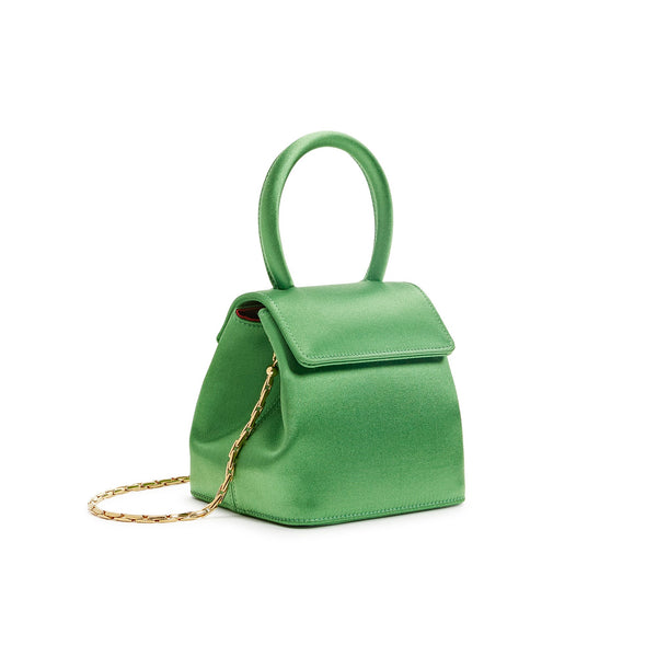 Load image into Gallery viewer, Green Silk Liza Mini