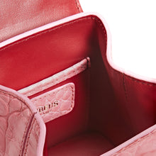 Load image into Gallery viewer, Pink Crocodile Mini Liza