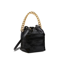 Load image into Gallery viewer, Sophia Bag In Black Alligator