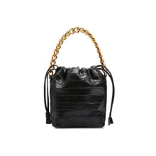 Load image into Gallery viewer, Sophia Bag In Black Alligator