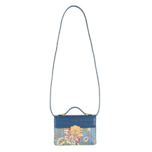Load image into Gallery viewer, Small Flash Natale Bag in Light Blue Lampas