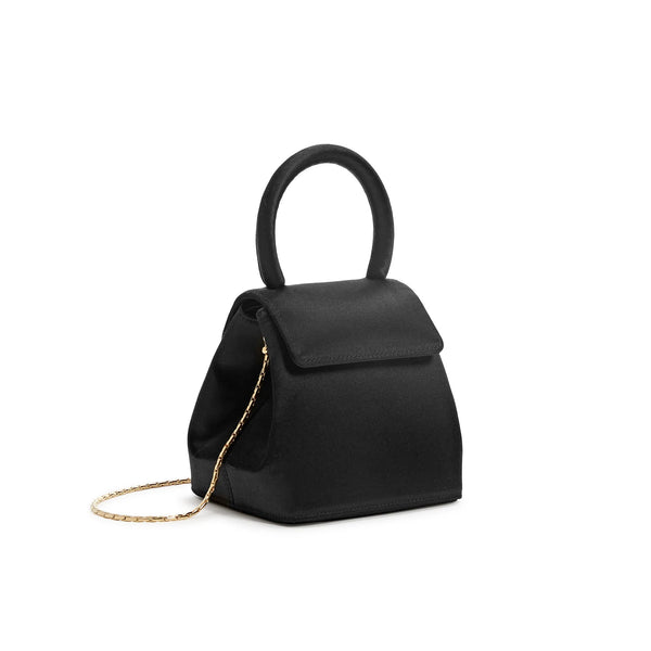 Load image into Gallery viewer, Black Satin Mini Liza