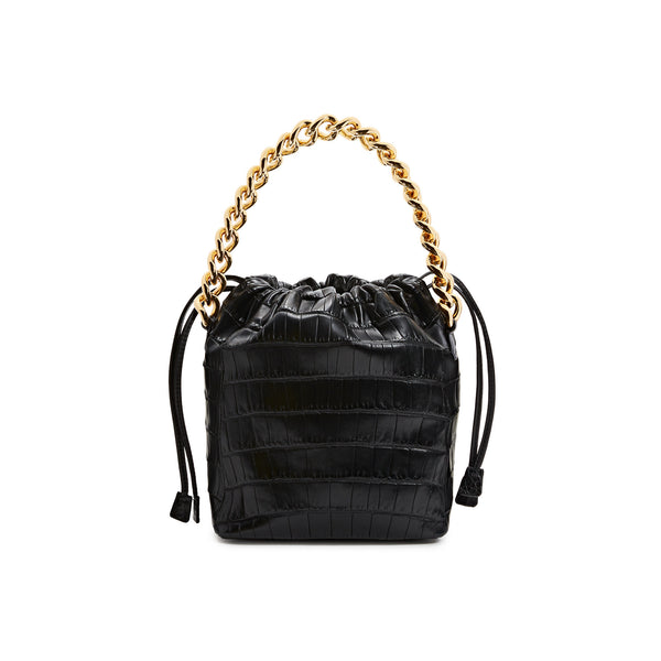 Cargar imagen en el visor de la galería, Sophia Bag In Black Alligator