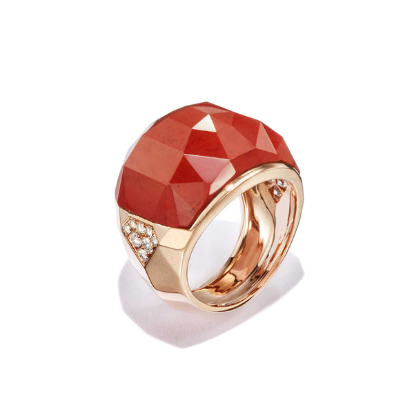 Load image into Gallery viewer, Big Jasper Duomo Ring