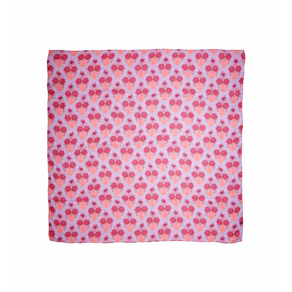 Load image into Gallery viewer, Venetian Peonies Pink Scarf