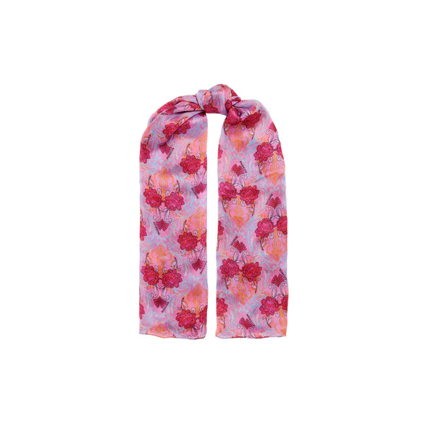 Load image into Gallery viewer, Venetian Peonies Pink Scarf