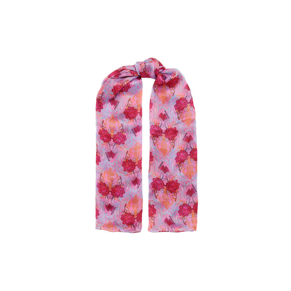 Load image into Gallery viewer, Venetian Peonies Pink Scarf
