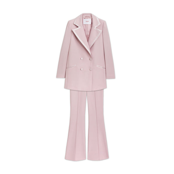 Load image into Gallery viewer, Pink Flare Smoking Trousers
