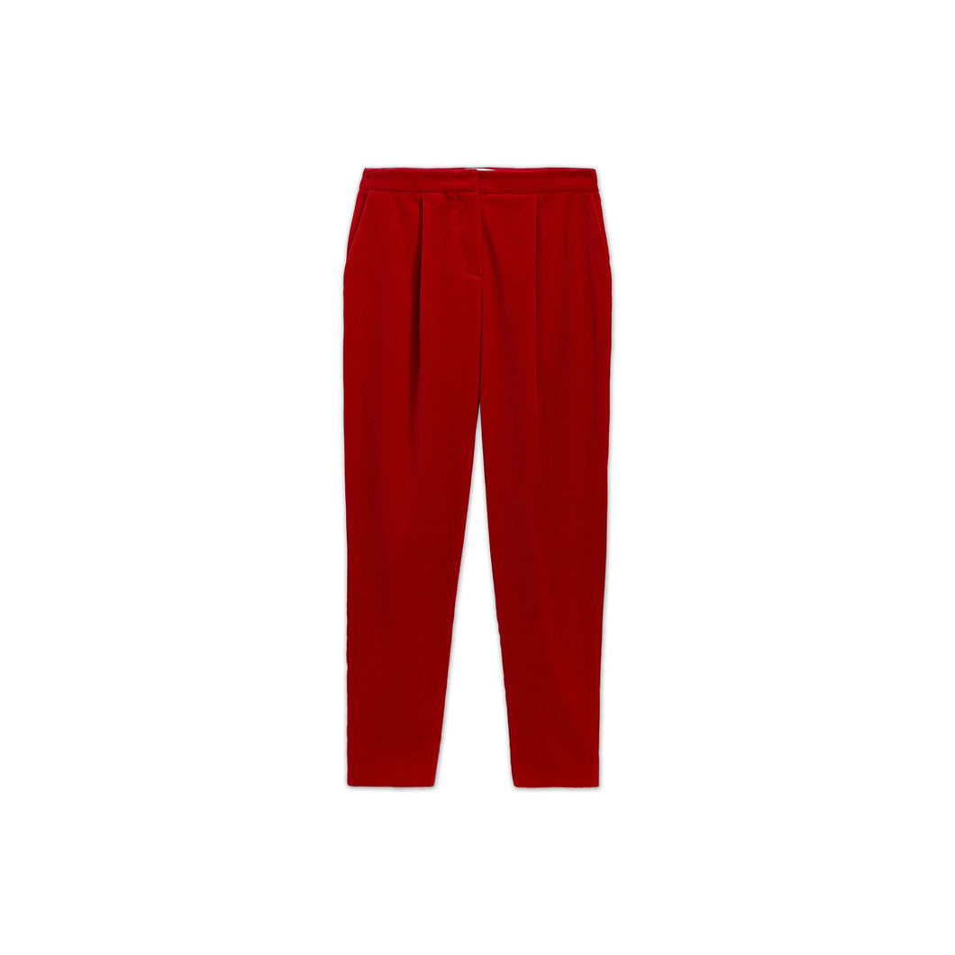 Red Velvet Trousers