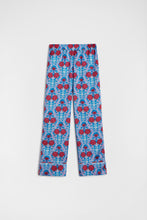Load image into Gallery viewer, Blue Silk Flower Print Pijama
