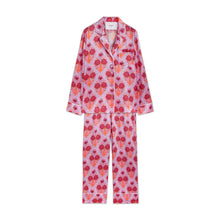 Load image into Gallery viewer, Pink Silk Flower Print Pijama