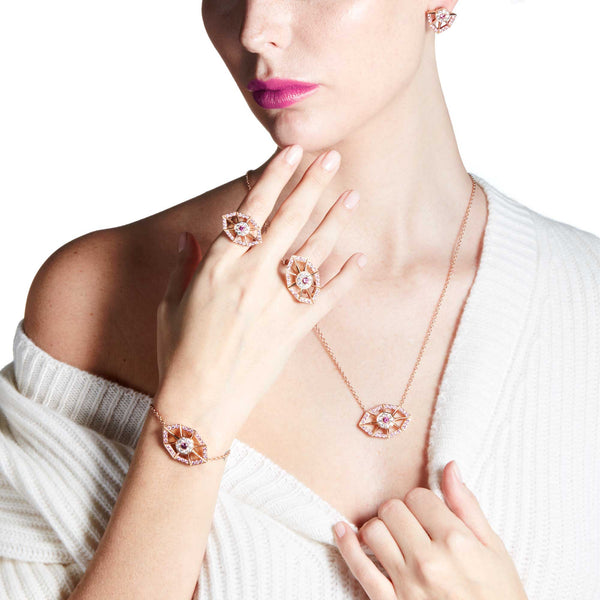 Load image into Gallery viewer, Fortune Pink Sapphire Ring
