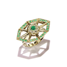 Load image into Gallery viewer, Fortune Emerald Ring