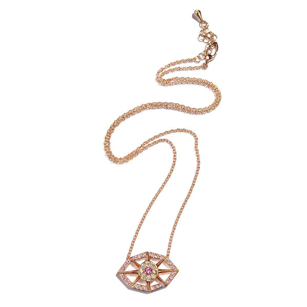 Load image into Gallery viewer, Fortune Pink Sapphire Pendant
