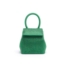 Load image into Gallery viewer, Emerald Strass Satin Mini Liza
