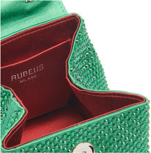 Load image into Gallery viewer, Emerald Strass Satin Mini Liza
