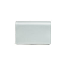 Load image into Gallery viewer, Baby Blue Satin Flash Wallet Clutch
