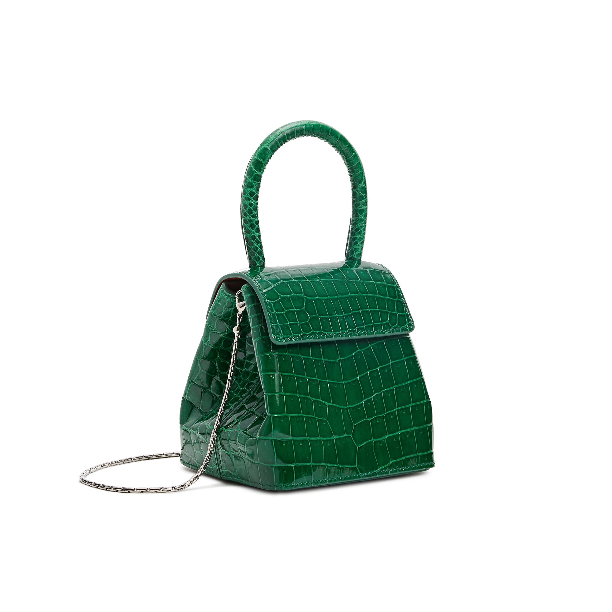 Emerald Crocodile Mini Liza – Rubeus Milano