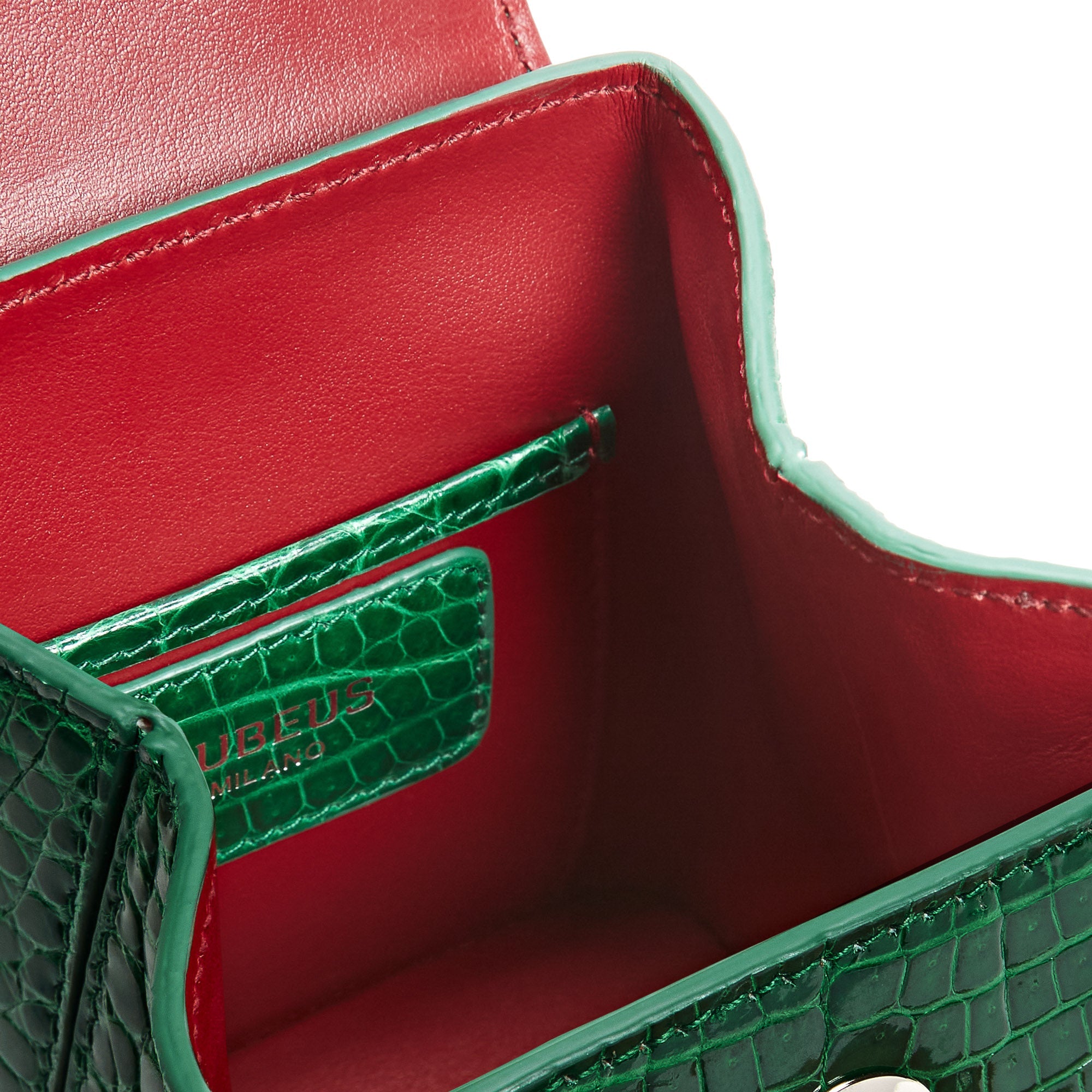 バッグ emerald Emerald Crocodile Mini Liza – Rubeus Milano