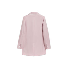 Load image into Gallery viewer, Pink Wool Satin Oversized Blazer
