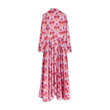 Load image into Gallery viewer, Pink Silk Flower Print Dress
