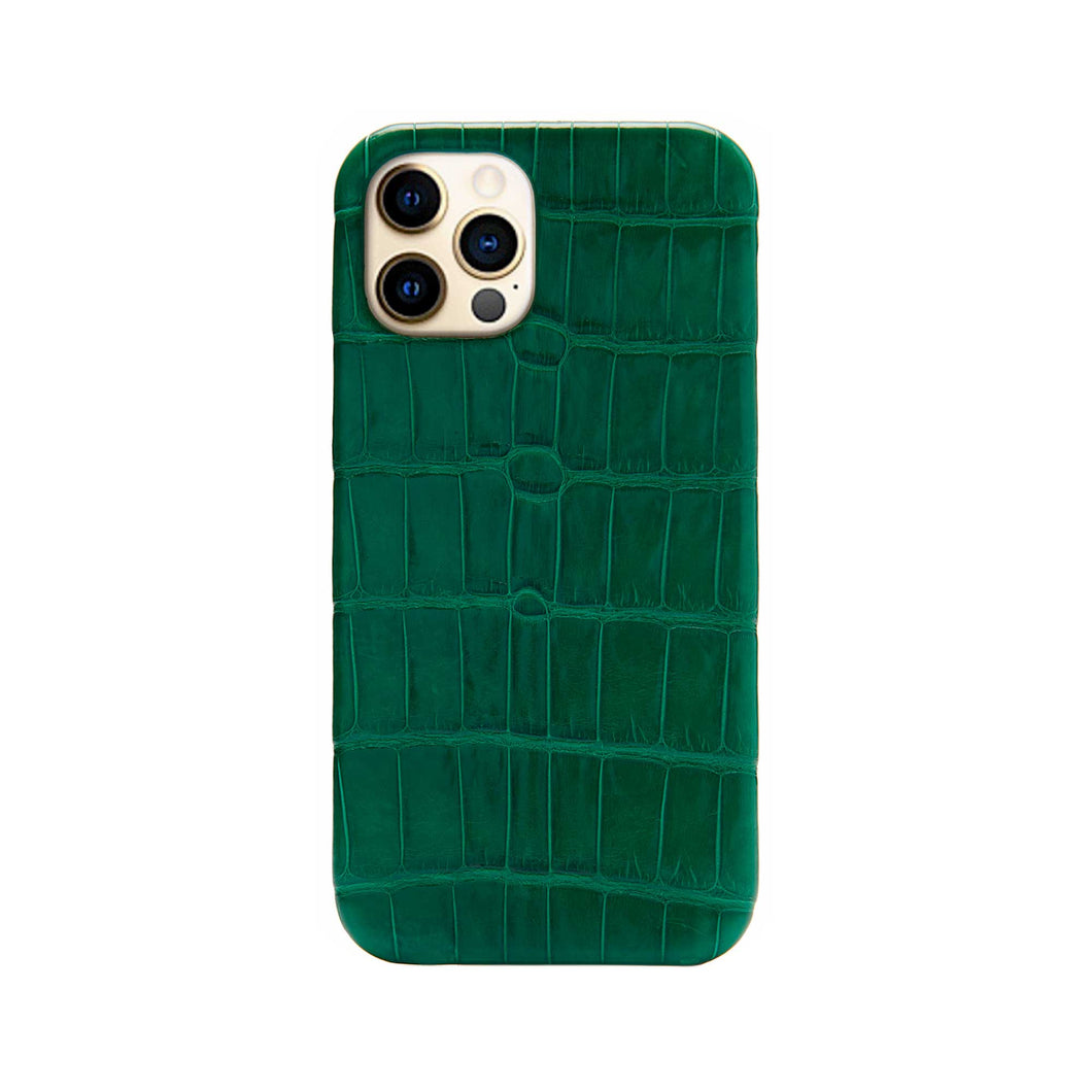 Vert Crocodile Iphone Pro 12 Cover