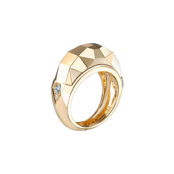 Load image into Gallery viewer, Yellow Gold Duomo Ring
