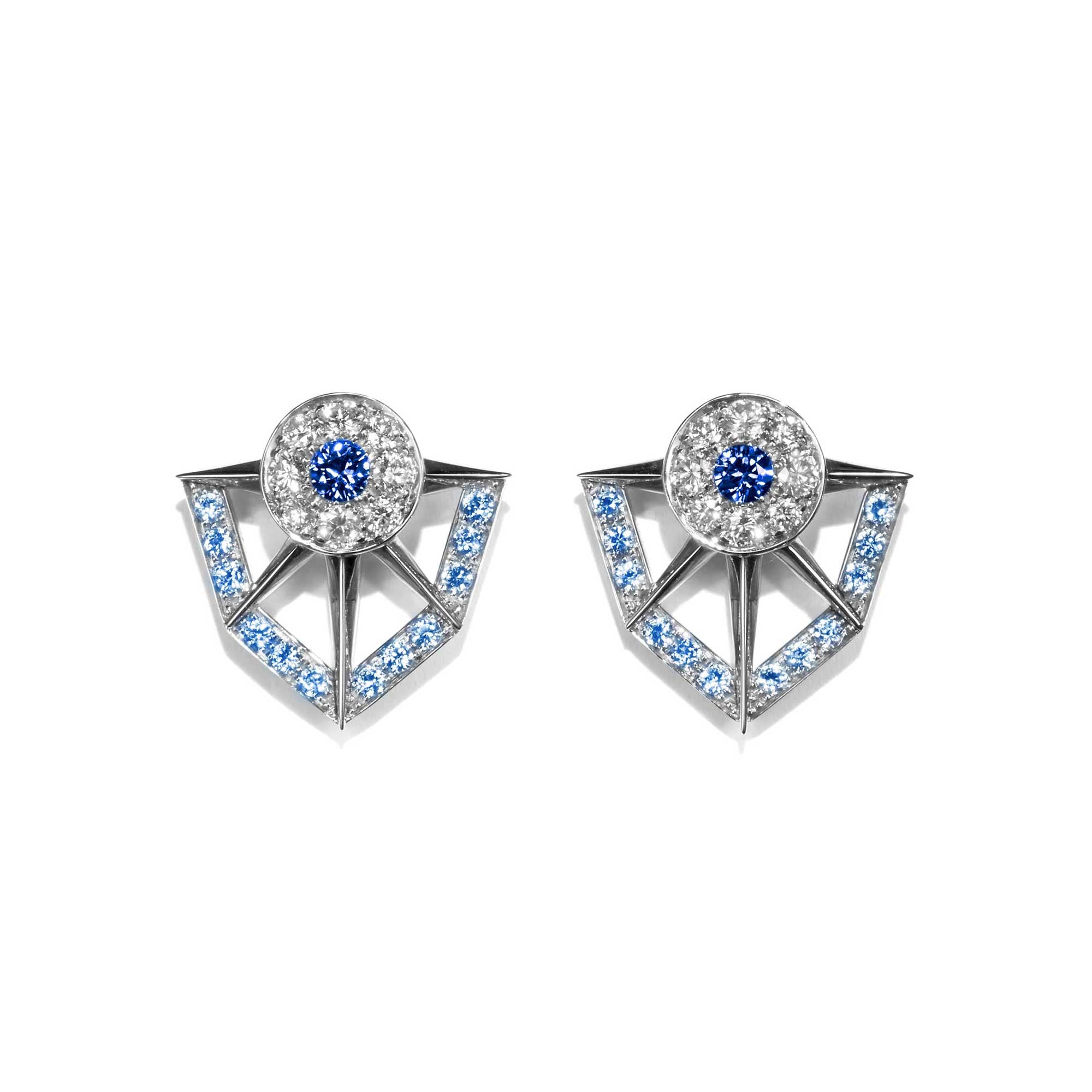 Fortune Blue Sapphires Earrings – Rubeus Milano
