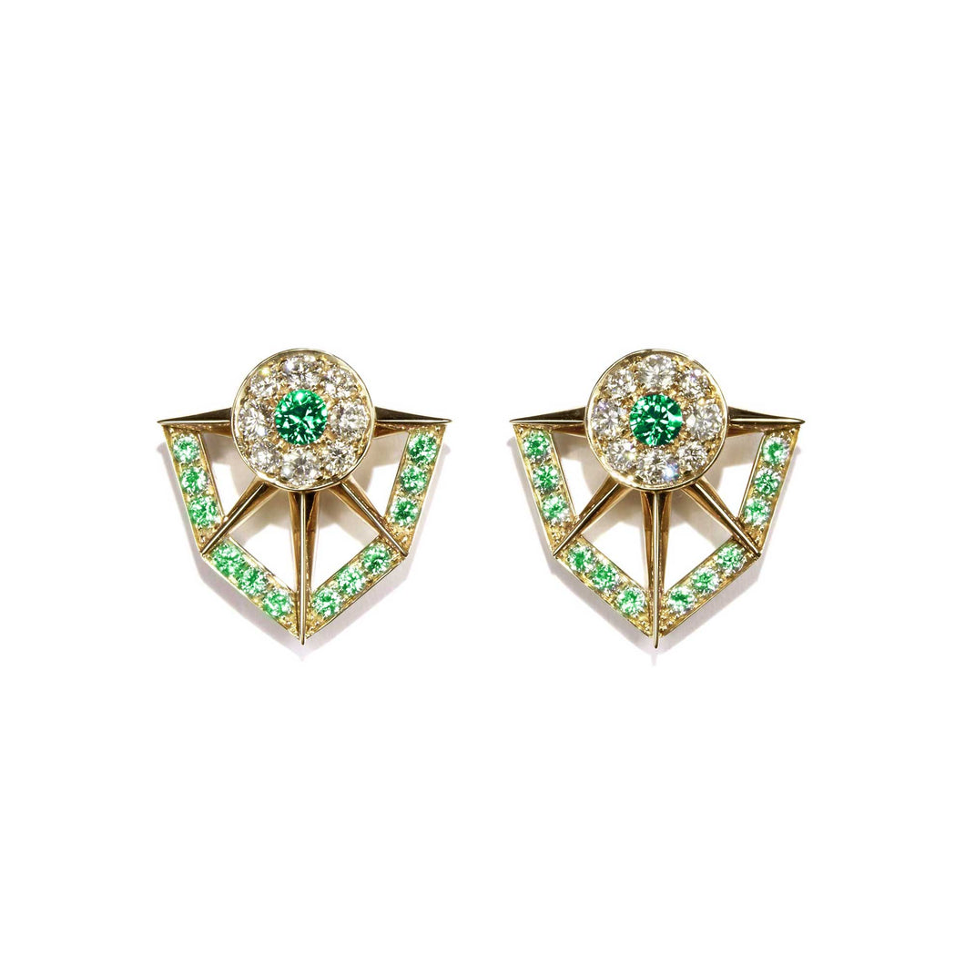 Fortune Emerald Earrings