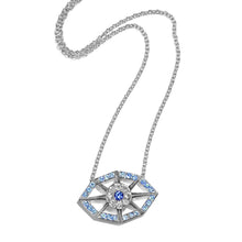 Load image into Gallery viewer, Fortune Blue Sapphires Pendant
